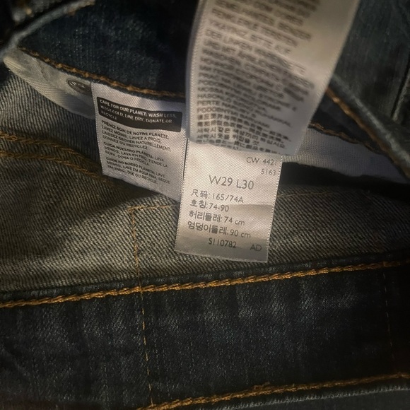 Levi’s Straight leg jeans 29x30 Excellent condition - Picture 6 of 7